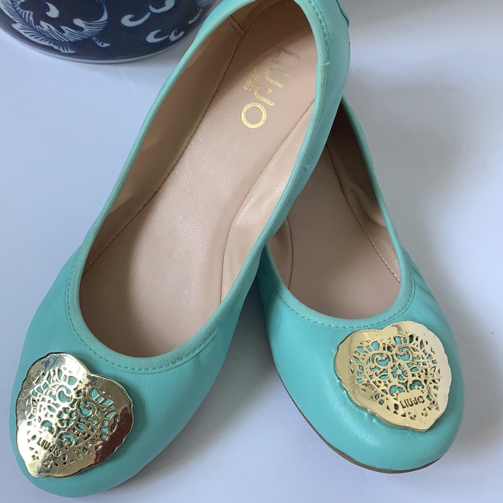 Liu Jo Italian ballet flats size 37 or 7US